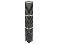 3D Glass skyscraper 700' tall 
